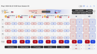 EOMS judge scoring interface